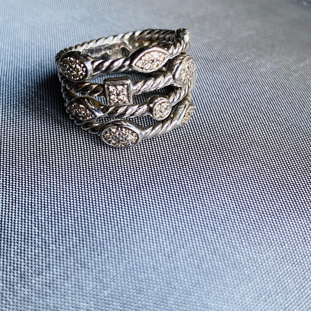 David Yurman Pave Diamond Confetti Ring
